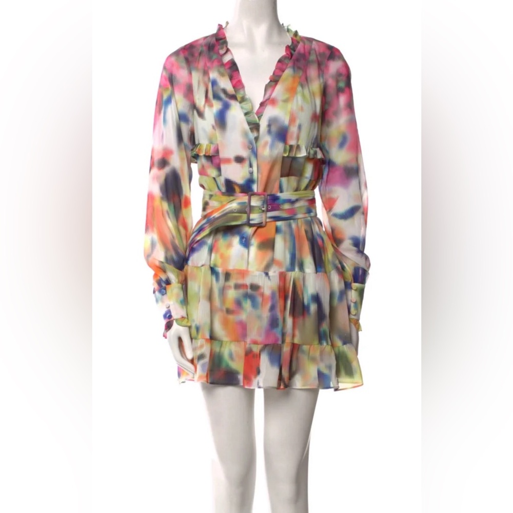 Alexis Colorful Long Sleeve Dress